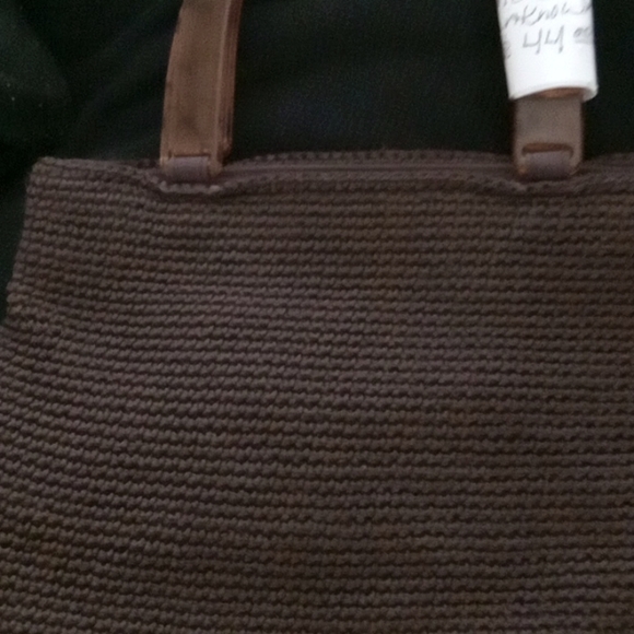 Weaved vintage small brown bag - Picture 1 of 4